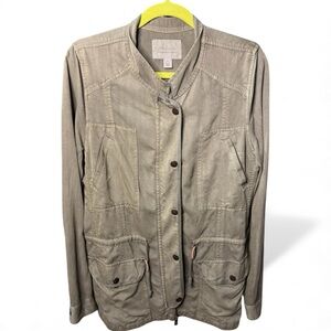 Hinge Utility Jacket in Taupe